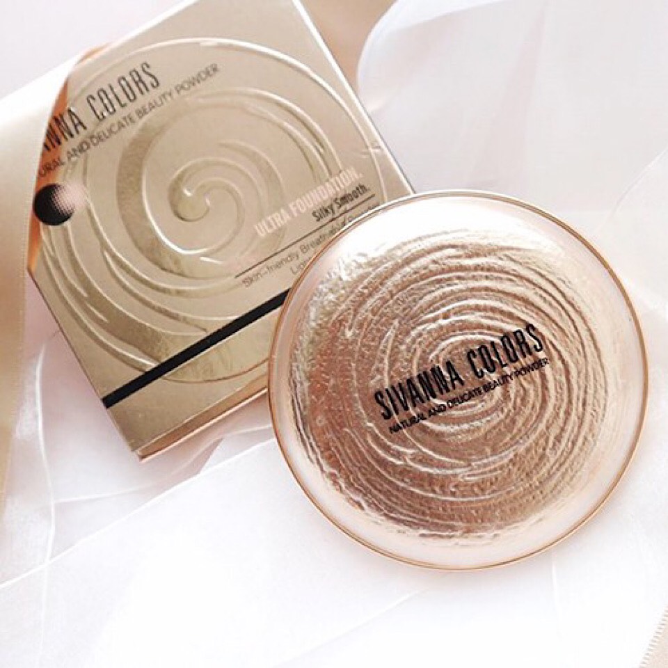 Phấn nén Sivanna Colors Natural And Delicate Beauty Powder